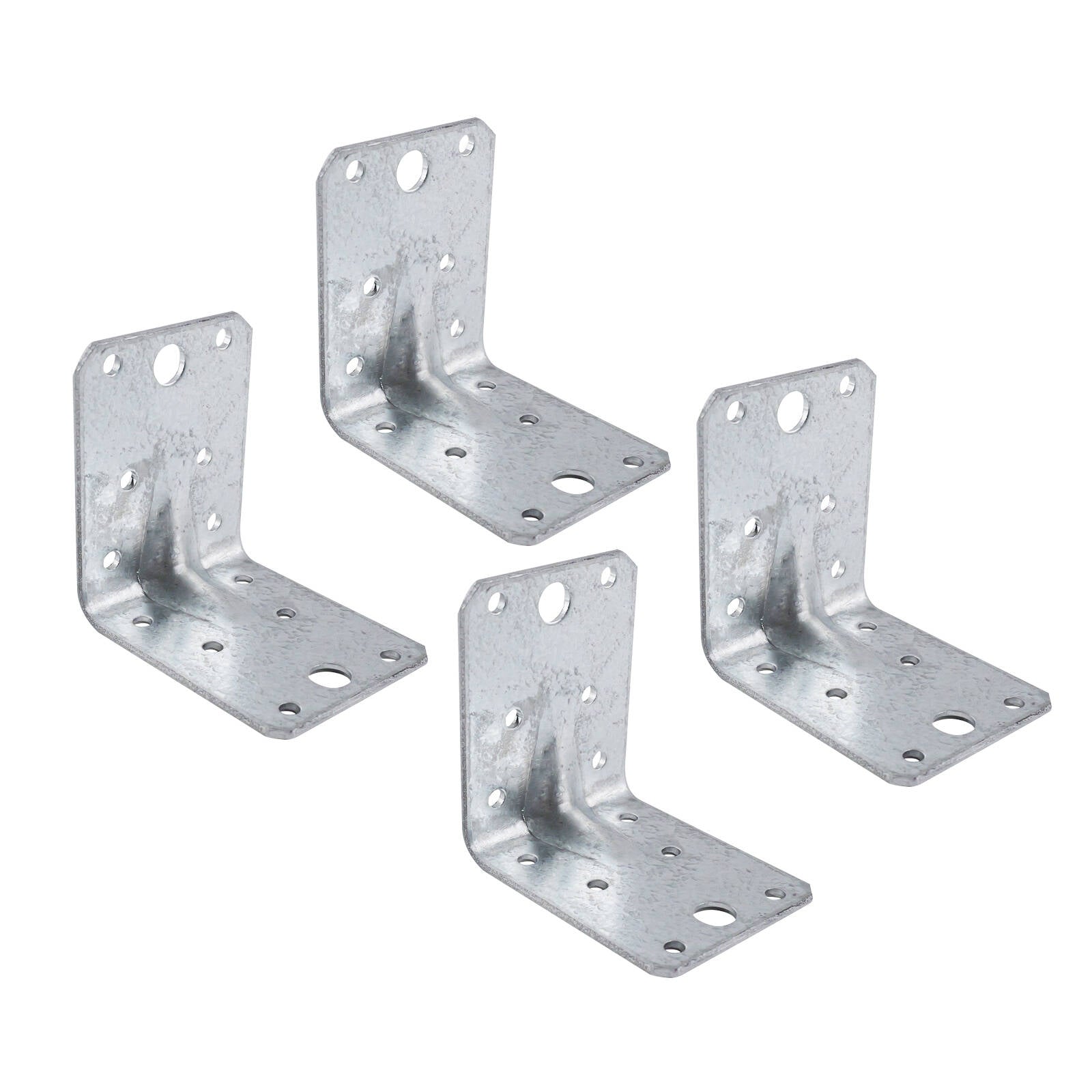 Carinya 70 x 70 x 55 x 2.5mm Galvanised Steel Reinforcing Bracket - 4 Pack