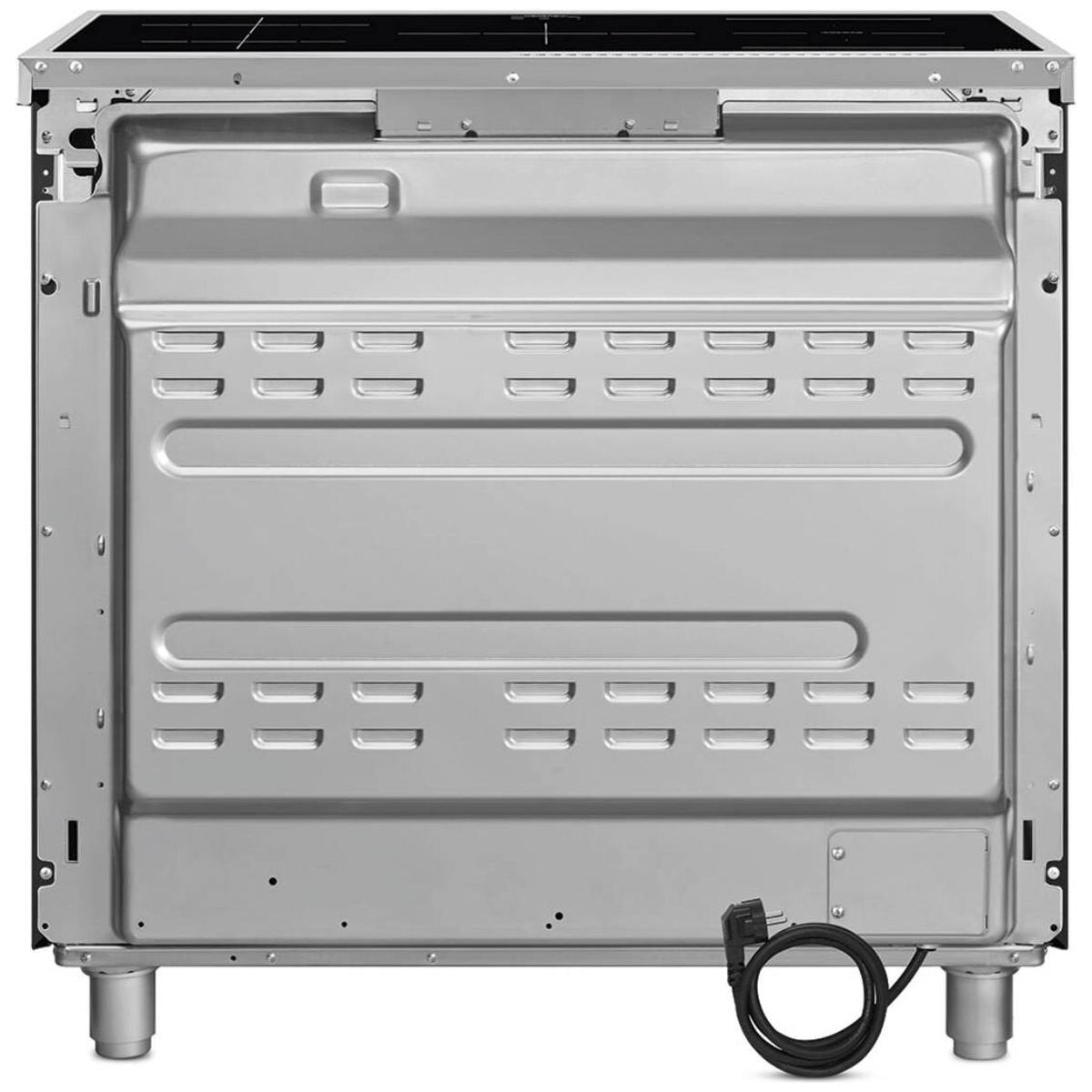Smeg 90cm Freestanding Induction Oven - Matte Black, 5 Cooking Zones, Ever Clean Enamel - C9IMMB2