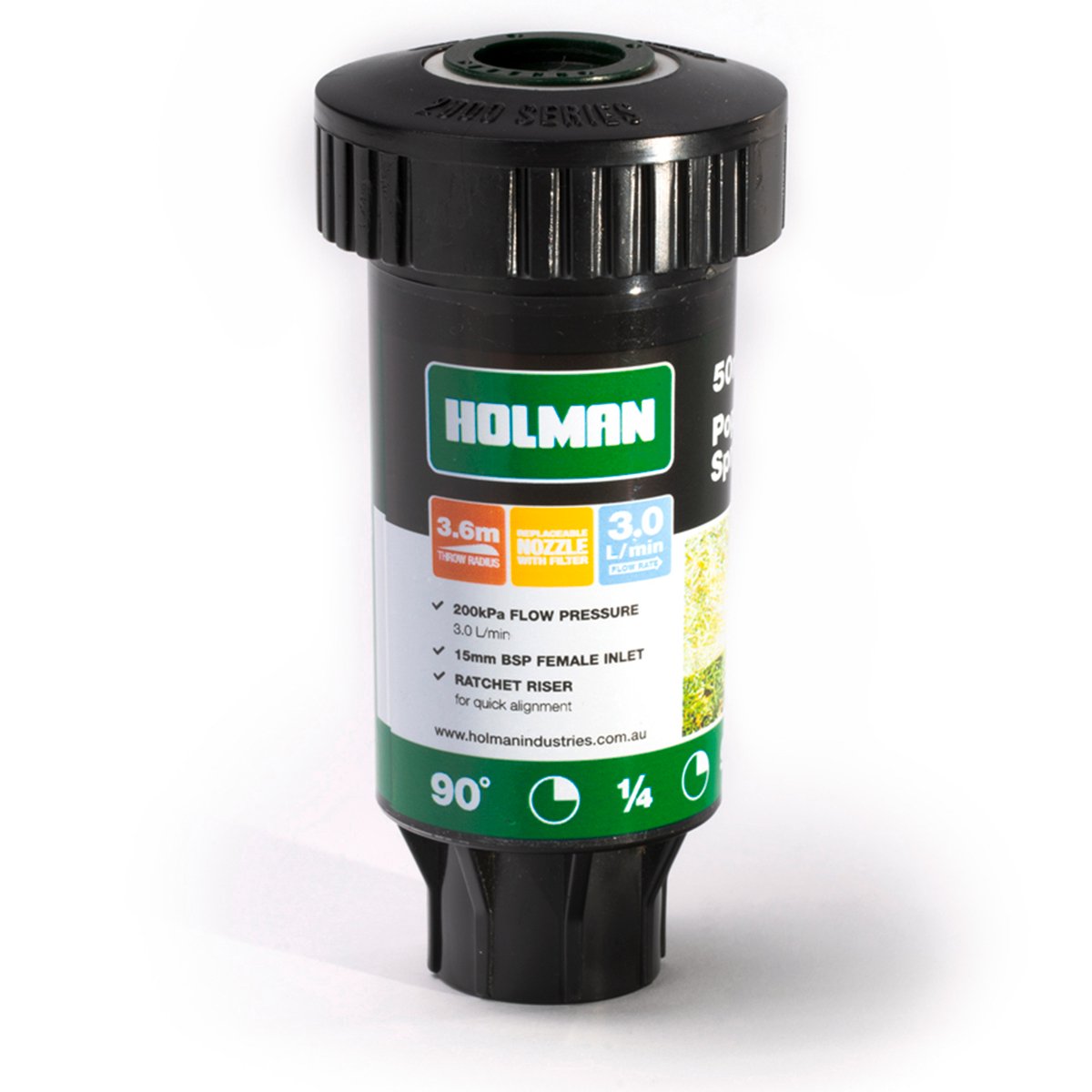 Holman 50mm 1/4 Circle Plastic Pop Up Sprinkler