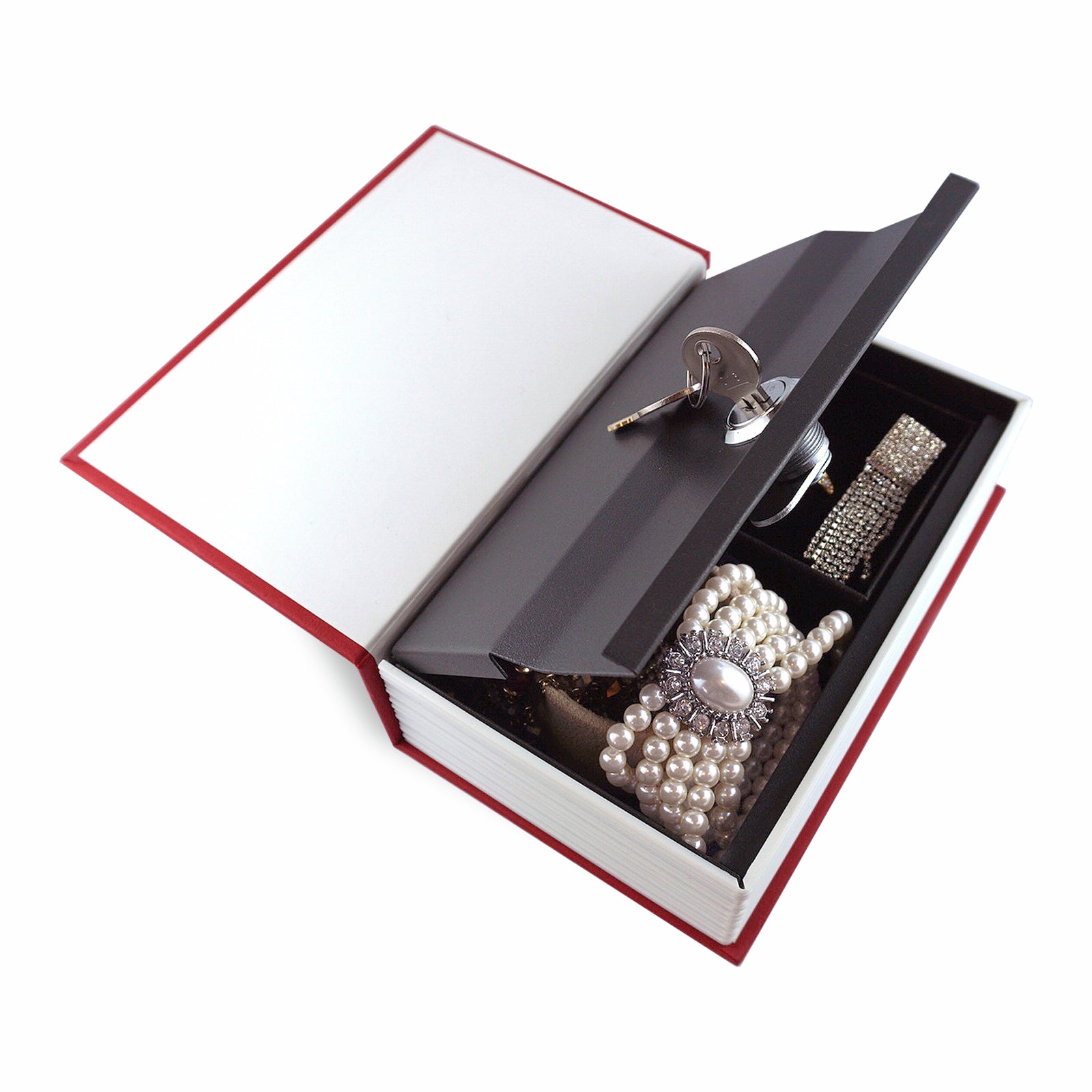 Sandleford Book Safe 240 x 155 x 55mm, 1.9L Diversion Safe with Keys