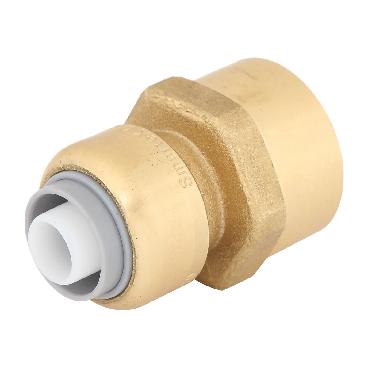 SmarteX-PEX 16 x 20mm Push-Fit Female Connector - Lead Free Brass