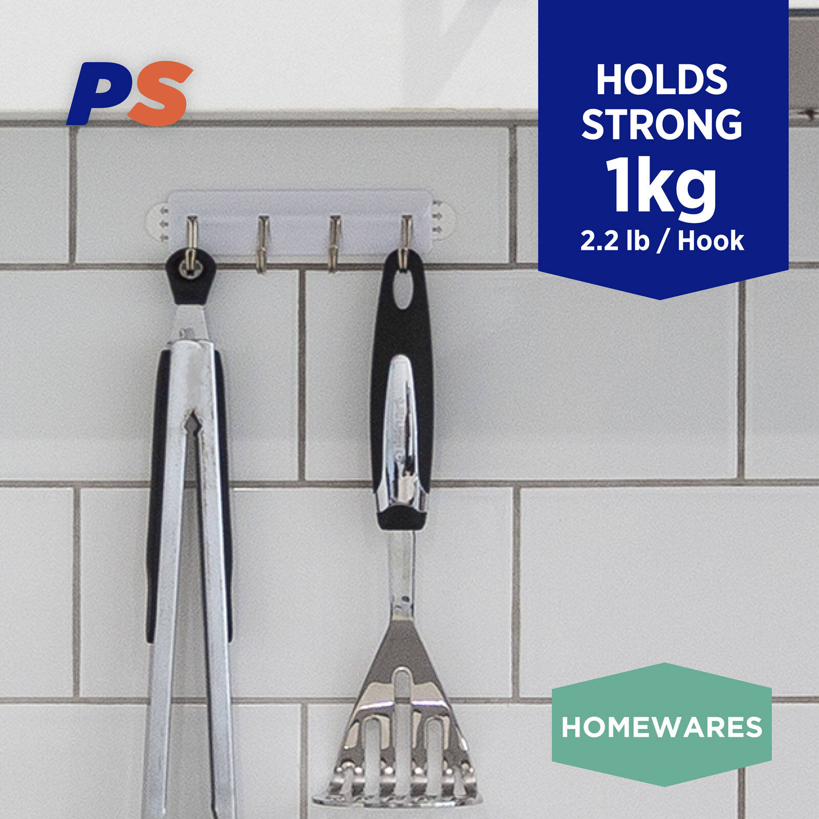 Permastik Kitchen Utility Rack Self Adhesive