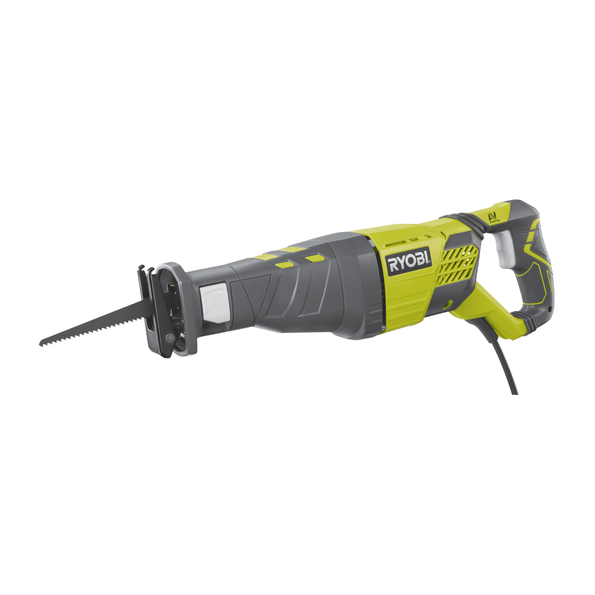 Ryobi 1200W Reciprocating Saw, Variable Speed, 30mm Stroke, Keyless Blade Change RRS1200-S