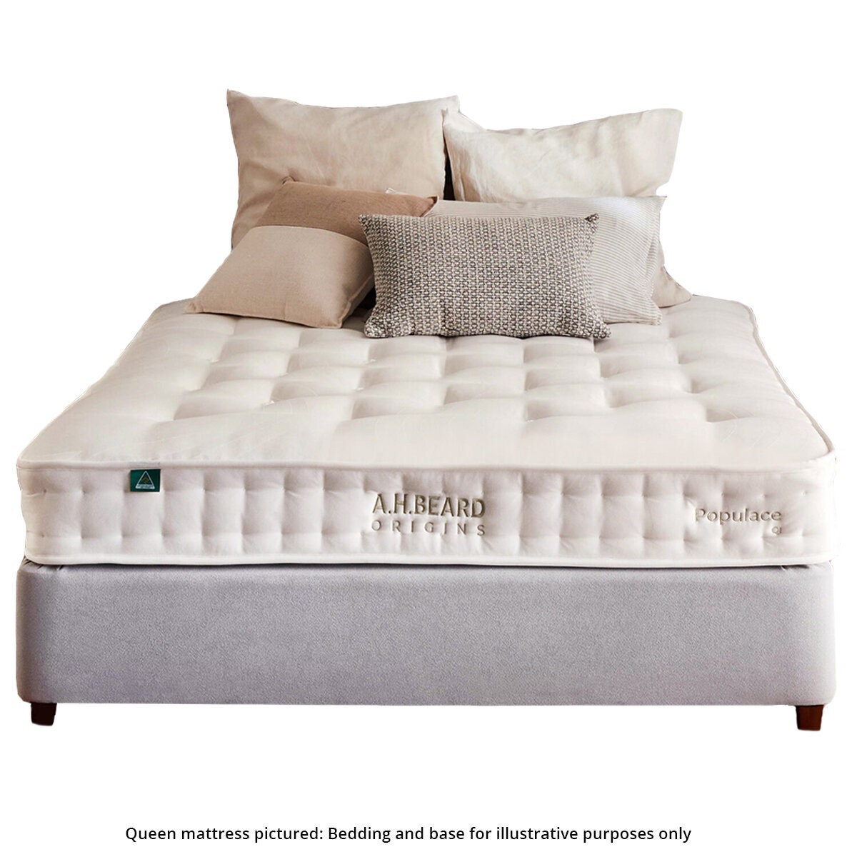 A.H. Beard Origins Populace QI Firm Long Single Mattress - 2,500 Micro Comfort Coils - SILFC1MLSG