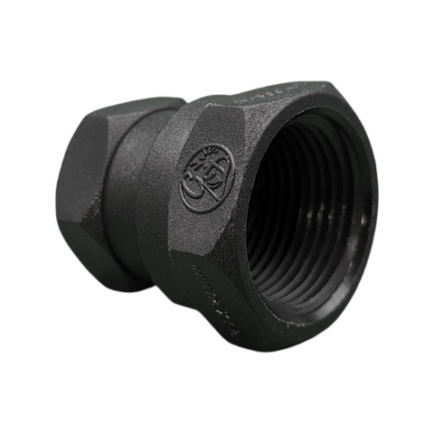 GD Watermark 3/4" x 1/2" Poly Irrigation Reducing Socket - Glass Fibre Reinforced Nylon, Black