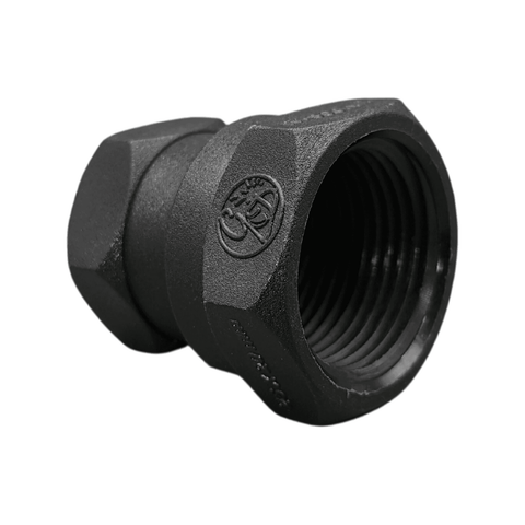 GD Watermark 3/4" x 1/2" Poly Irrigation Reducing Socket - Glass Fibre Reinforced Nylon, Black