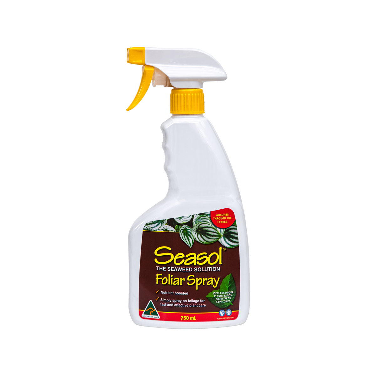 Seasol 750ml Foliar Spray, Ready To Use Seaweed Leaf Feed, Safe for Vegetables