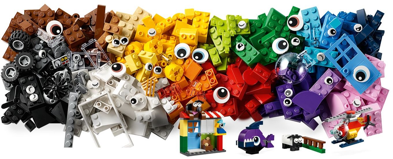LEGO 11003 Bricks & Eyes - Creative Building Set 4+ - SuperSaverAU - view 2