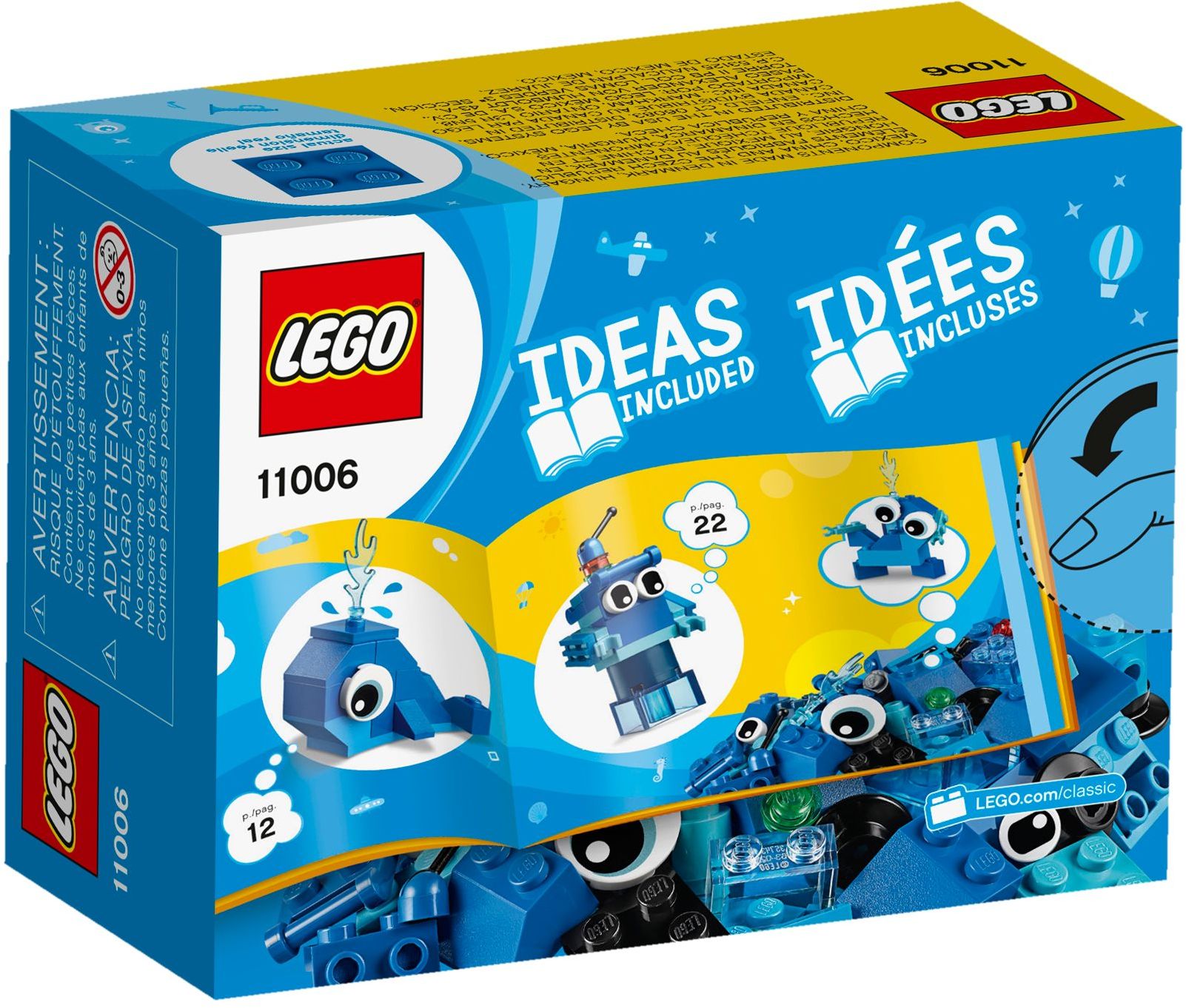 LEGO 11006 Creative Blue Bricks - Build, Play & Learn - SuperSaverAU - view 4