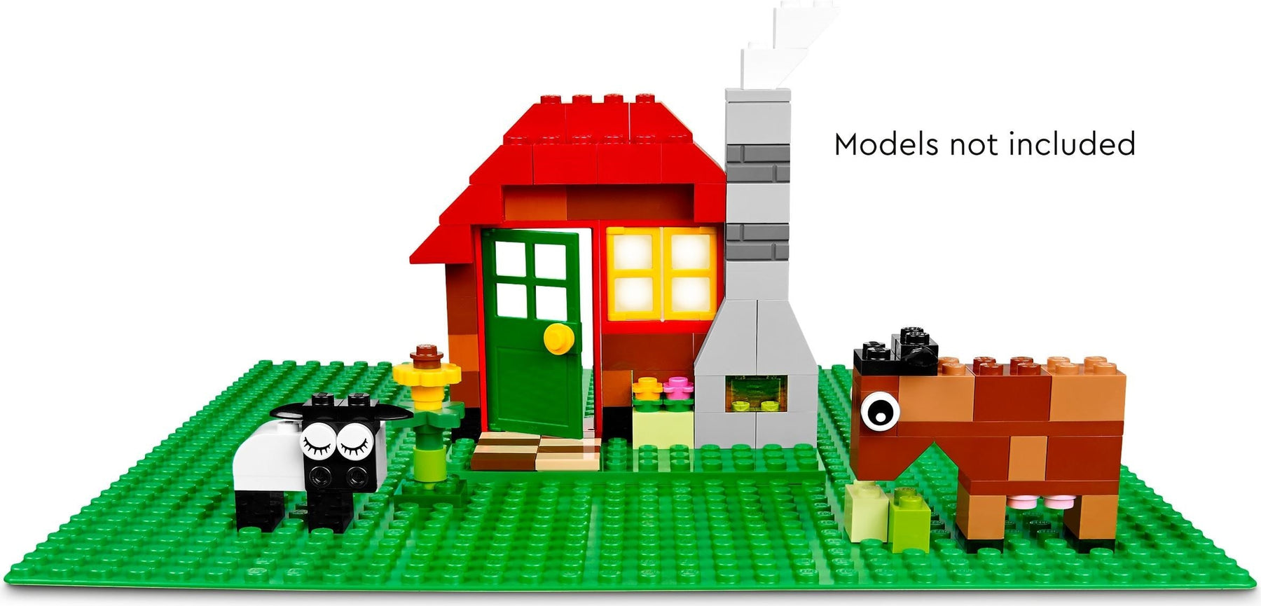 LEGO Classic Series 11023 Baseplate 32x32 BRIGHT GREEN- Auzzi Store
