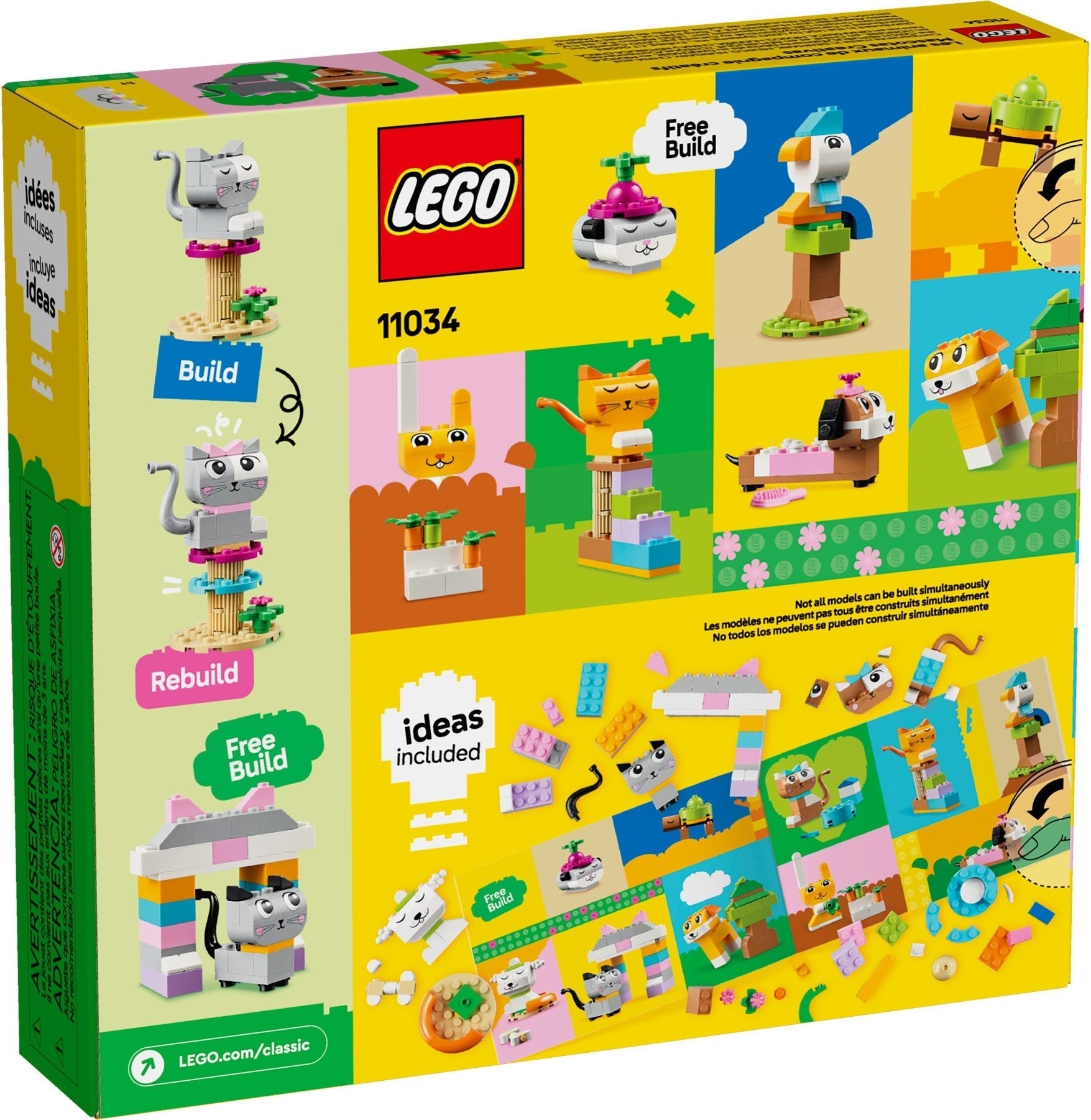 LEGO LEGO Classic Series 11034 Creative Pets- Auzzi Store