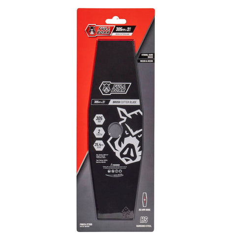 Full Boar Brush Cutter Blade - 305mm x 2T - Hardened Steel - Durable Cutting - SuperSaverAU - view 2