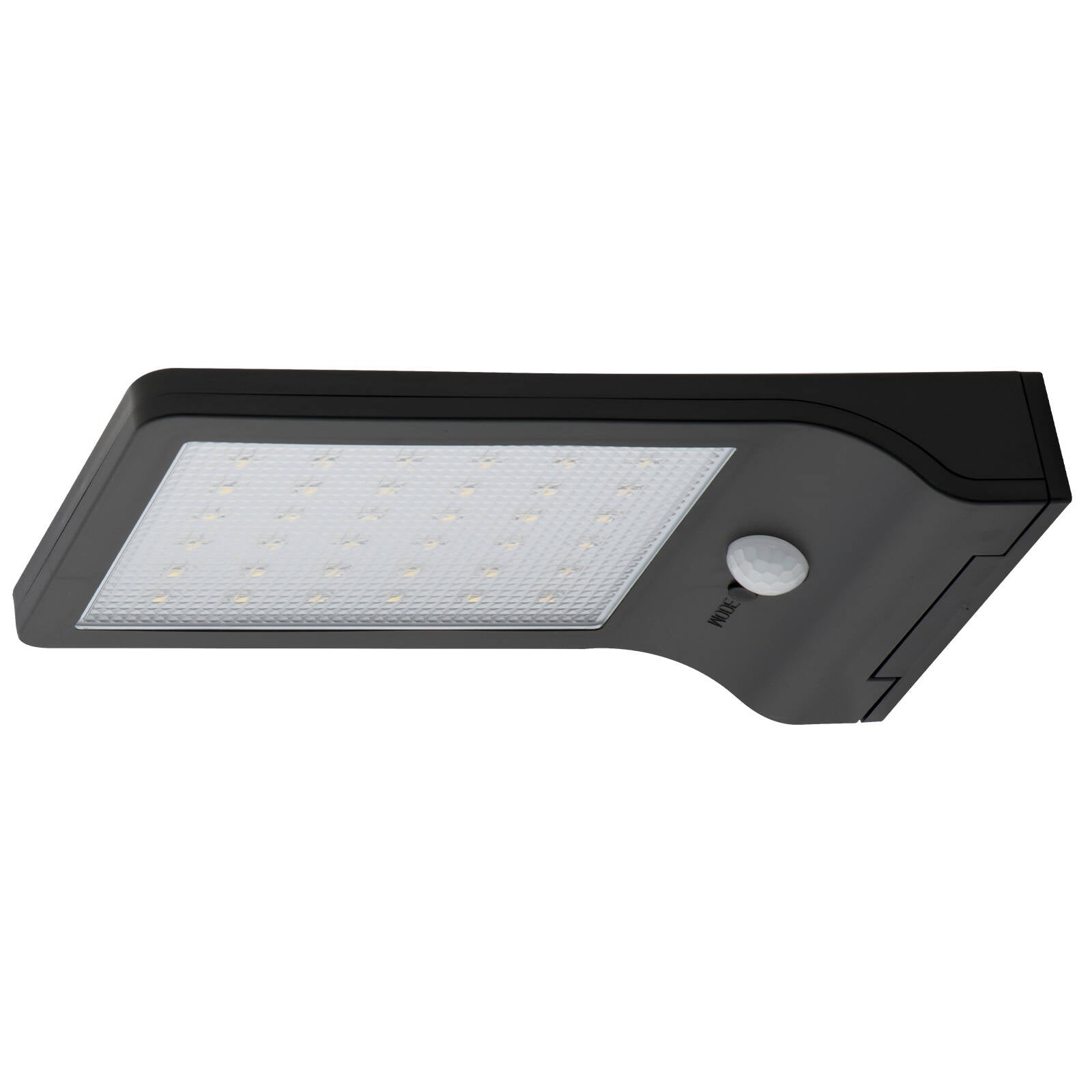 Arlec LVS661BK Ritter Sensor Solar Wall Light - 192mm - Black - Outdoor