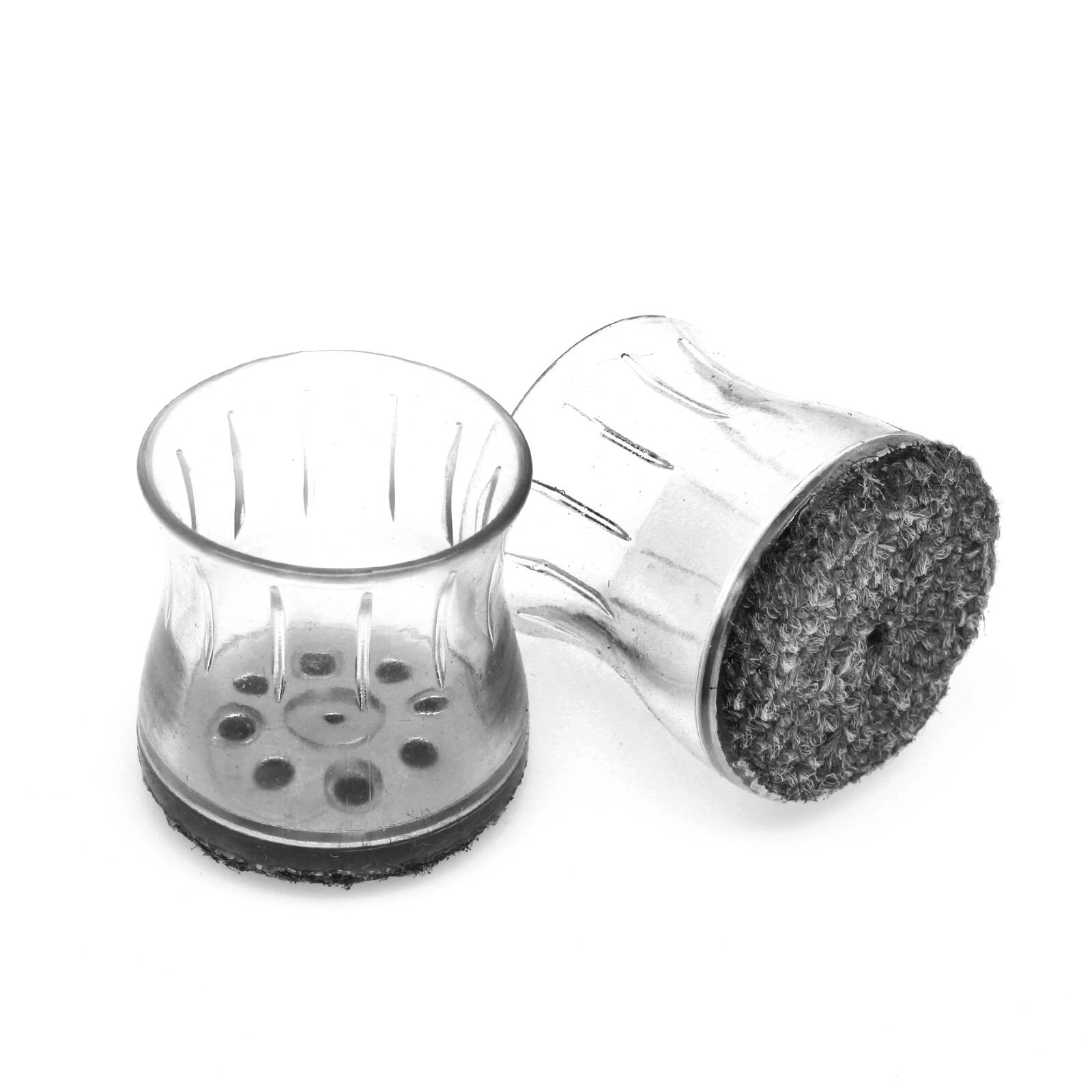 Slipstick M6 35-42mm Clear Sleeve Outdoor Berber Furniture Floor Protector 4 Pack