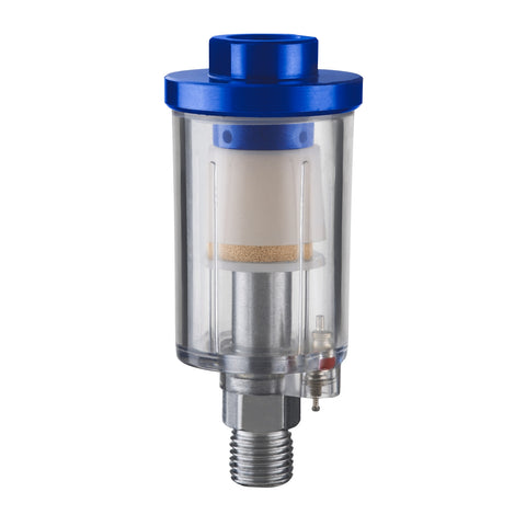 Ozito 1/4" Inline Moisture Trap, Plastic and Metal, Air Compressor Accessory