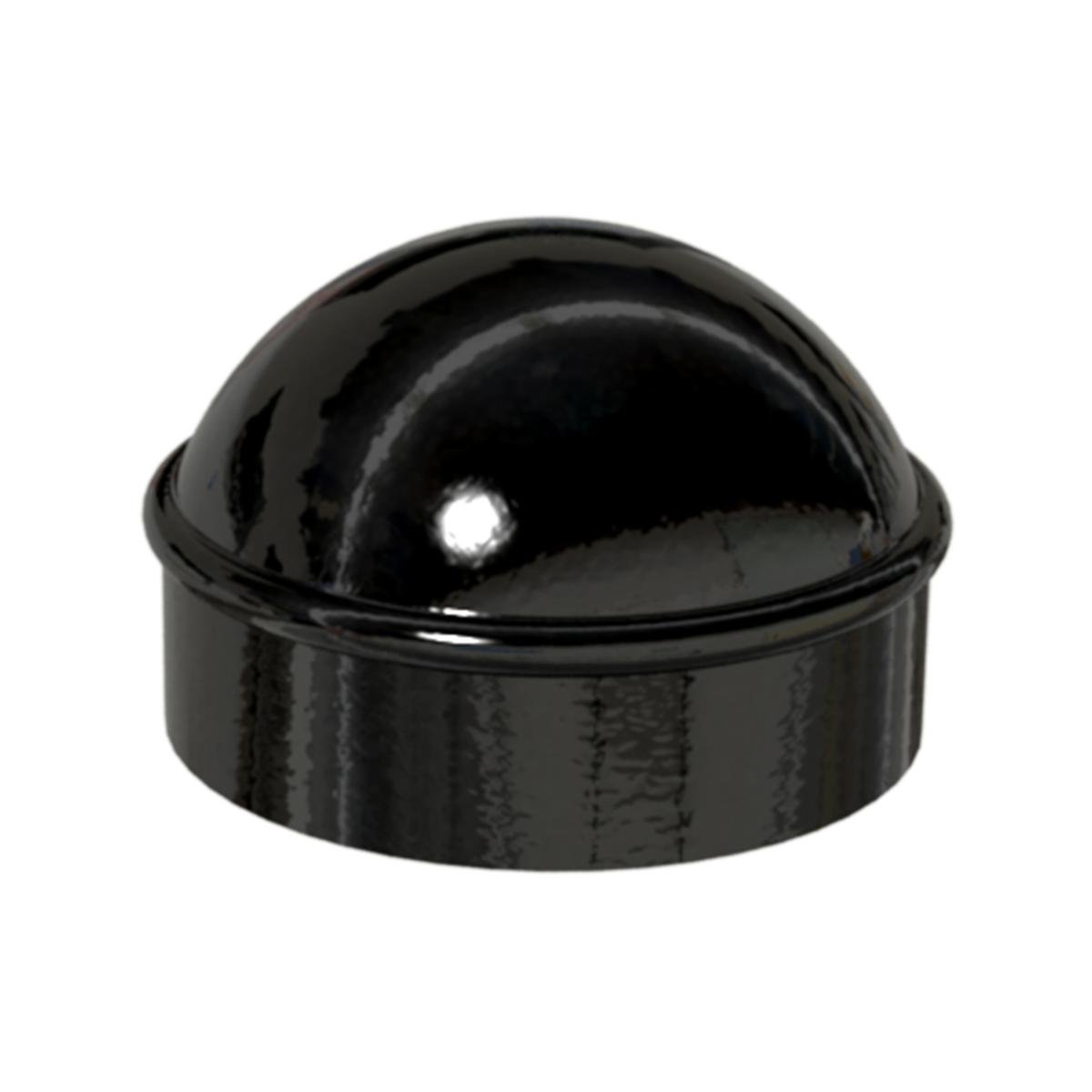 PEAK Chain Link Fencing 48mm Black Die-Cast Aluminium Main Post Cap