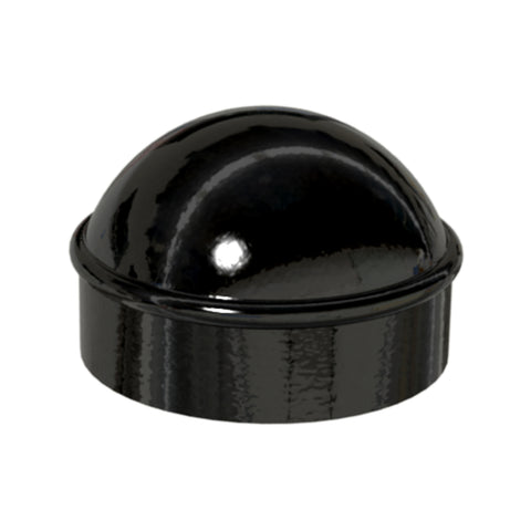 PEAK Chain Link Fencing 48mm Black Die-Cast Aluminium Main Post Cap