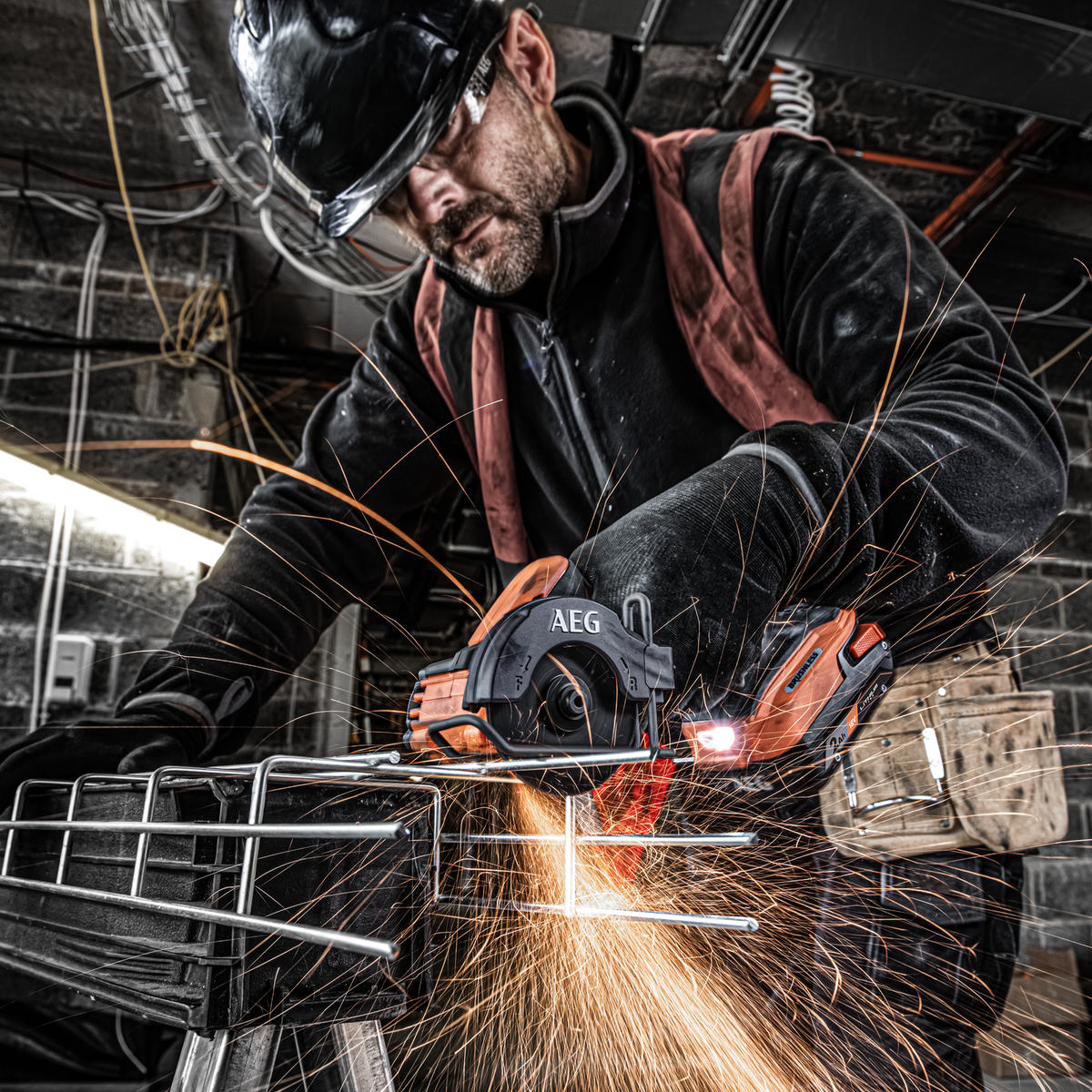AEG Brushless Cut Off Tool - 3" - Skin Only - Compact & Lightweight - SuperSaverAU - view 3
