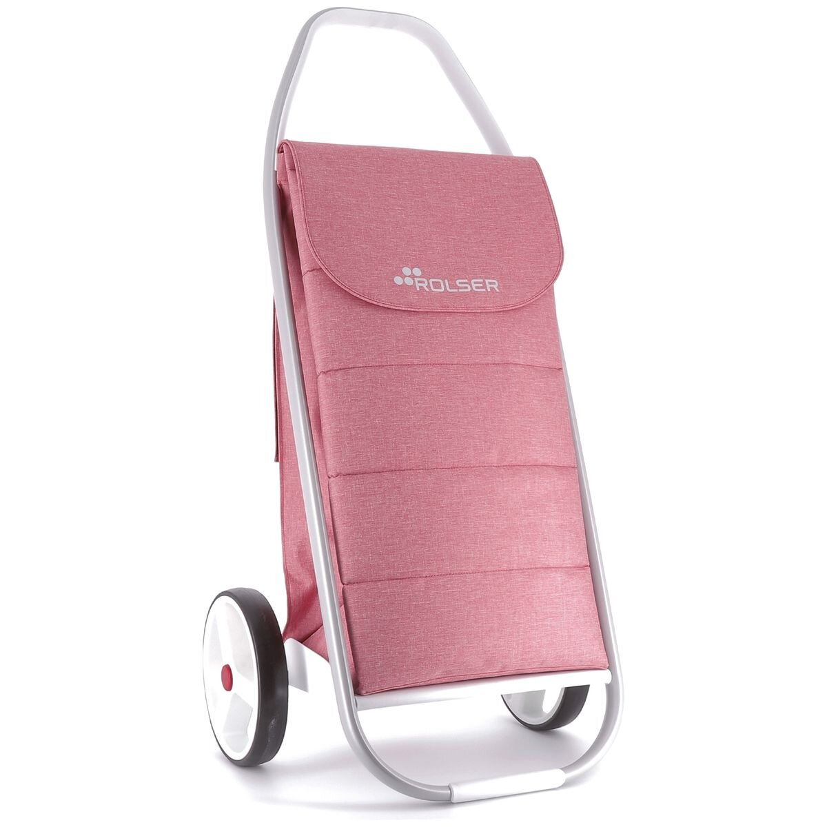 Rolser Com 2-Wheel Folding Trolley - 53L Capacity, 25kg Recommended Load, Coral - R-COH011-1051