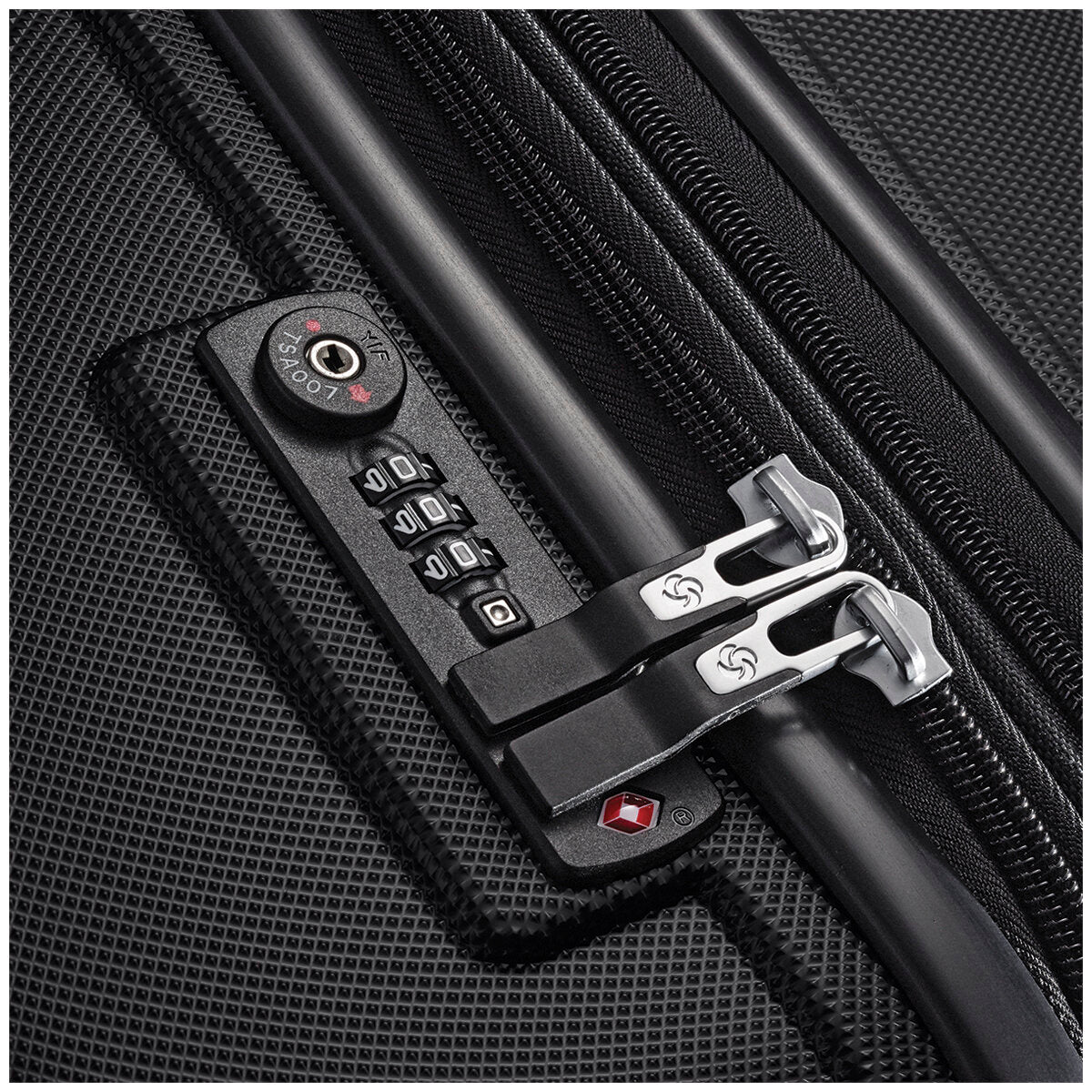 Samsonite Hyperspin Luggage Black, 500x738x330mm, Lightweight, Dual-Sided, Rubber Handles - SuperSaverAU - view 5