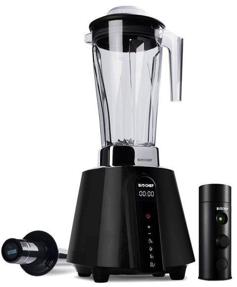 BioChef Living Food vacuum blender 2L - black, 1680W, vacuum system - KT-BL-VB-LF-AU-BL