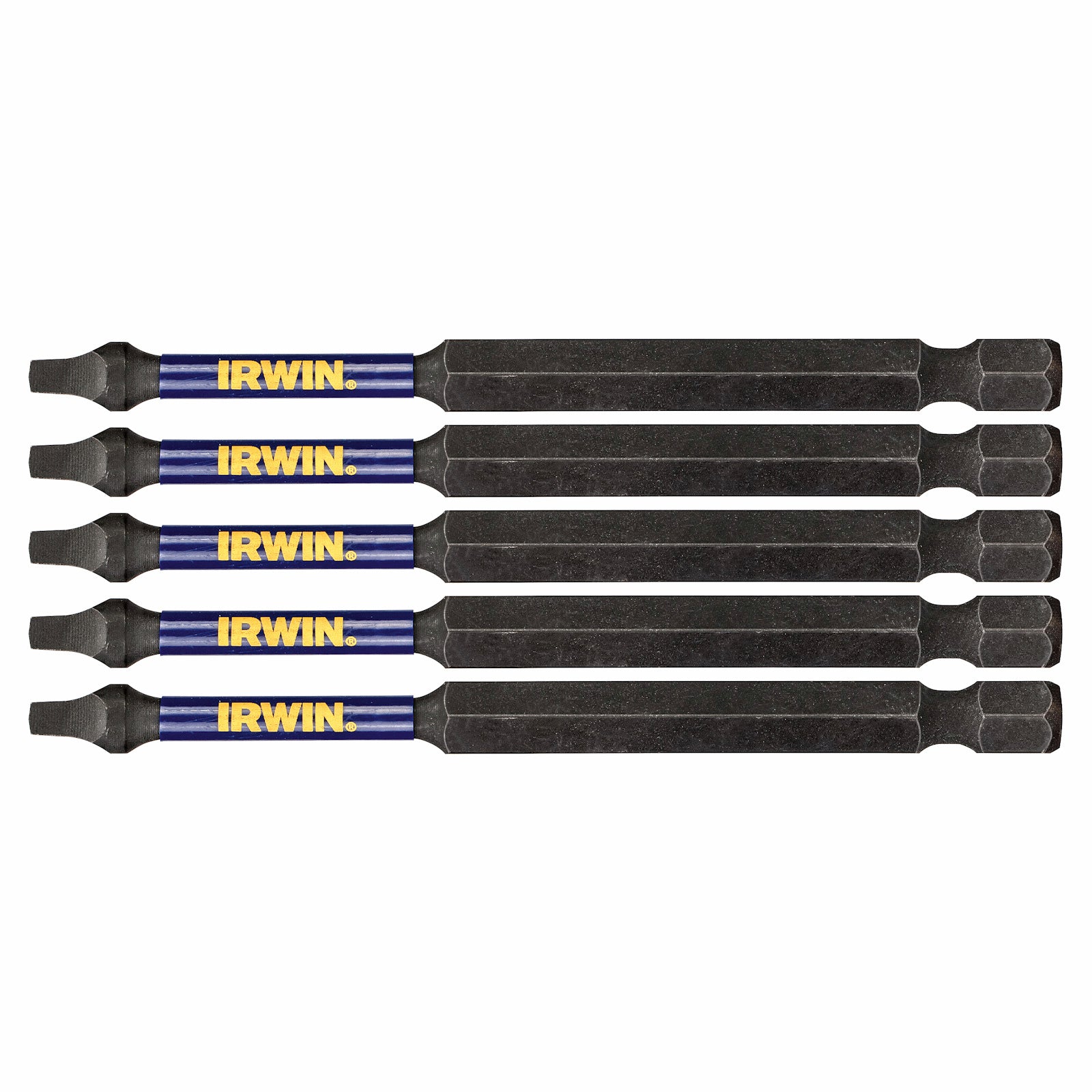 Irwin 89mm SQ2 Impact Pro Performance Driver Bits 5 Pack