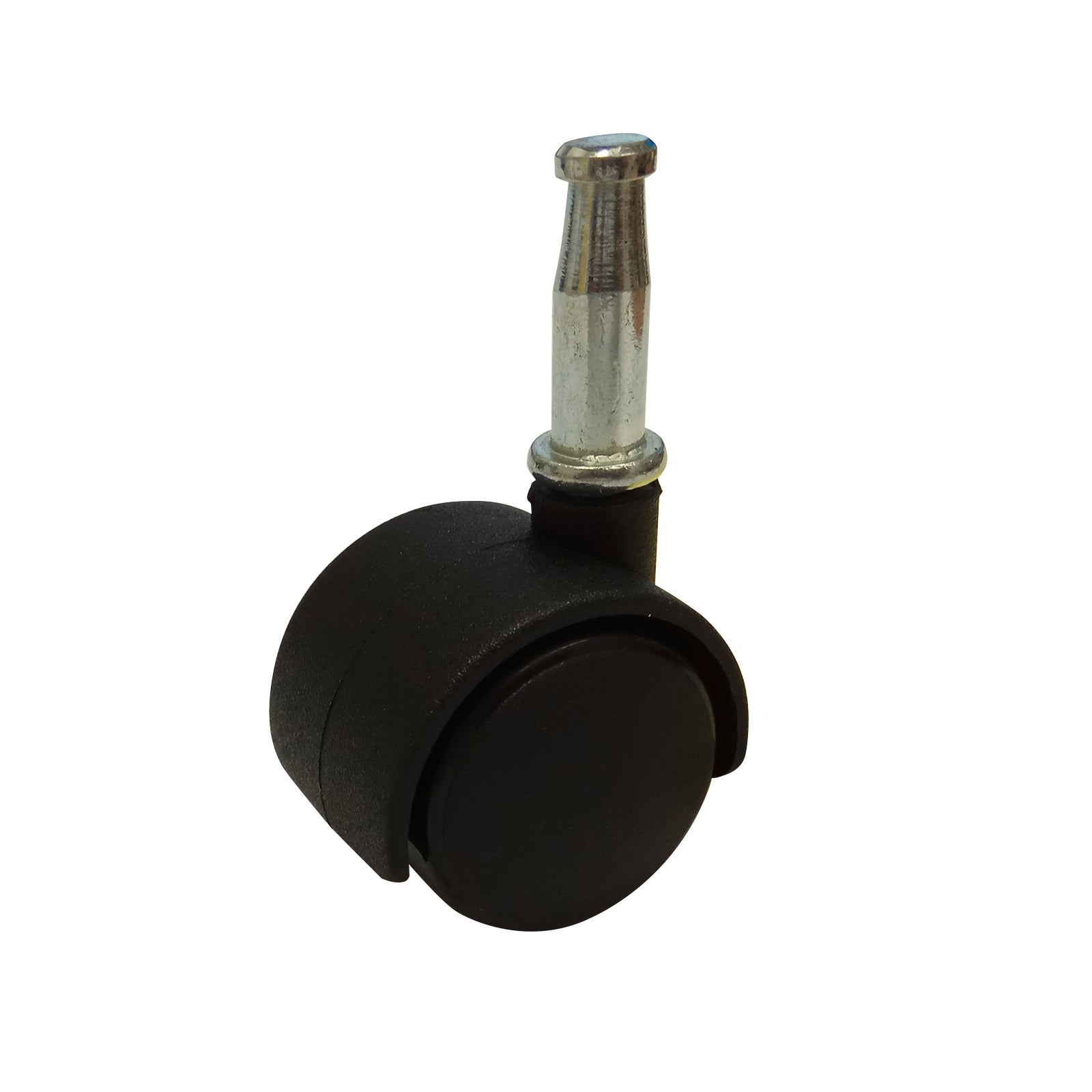 Move It 30mm Hooded Socket Furniture Castor, Nylon Twin Wheel Swivel, 30kg - 2 Pack