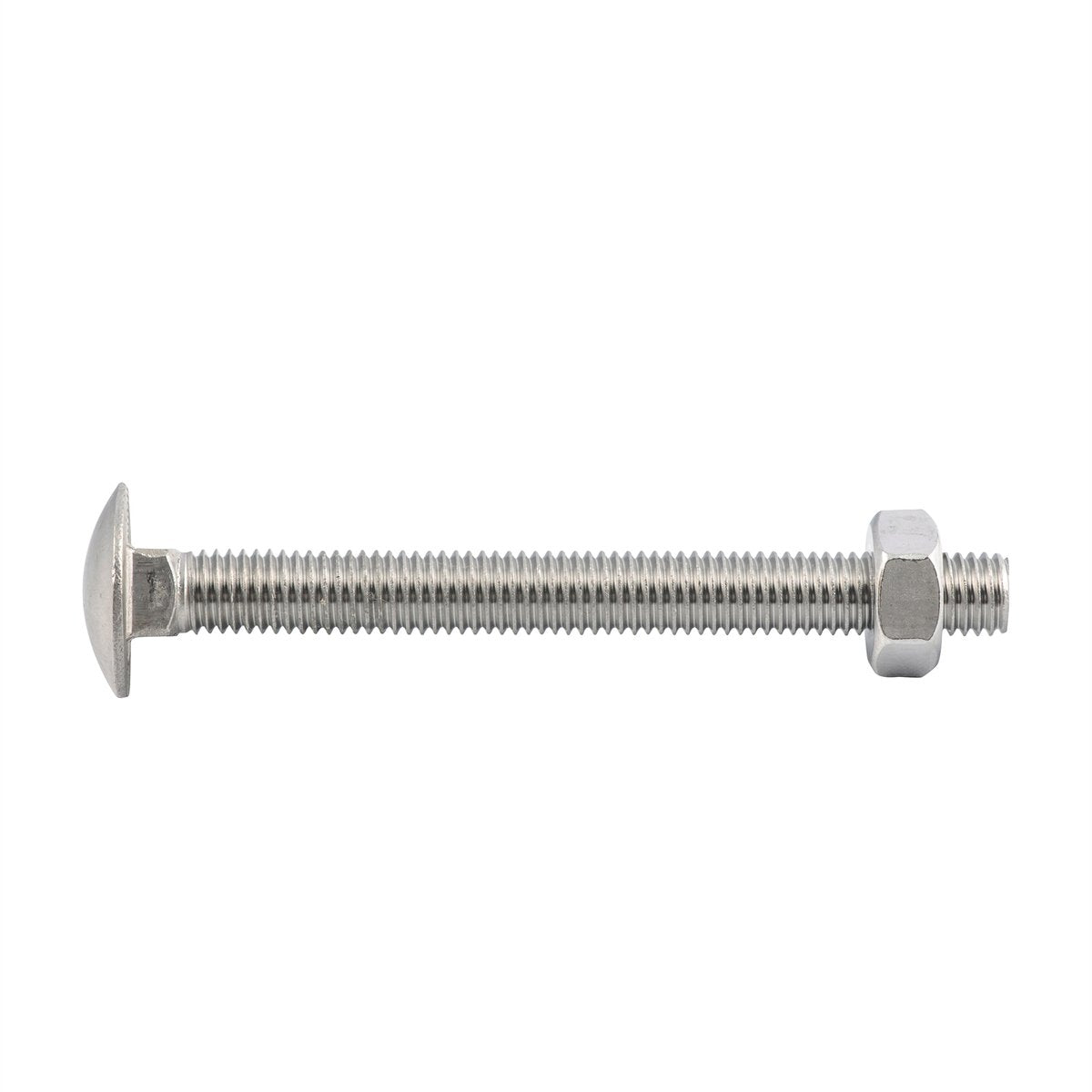 Zenith M10 x 100mm Stainless Steel 304 Cup Head Bolt and Nut