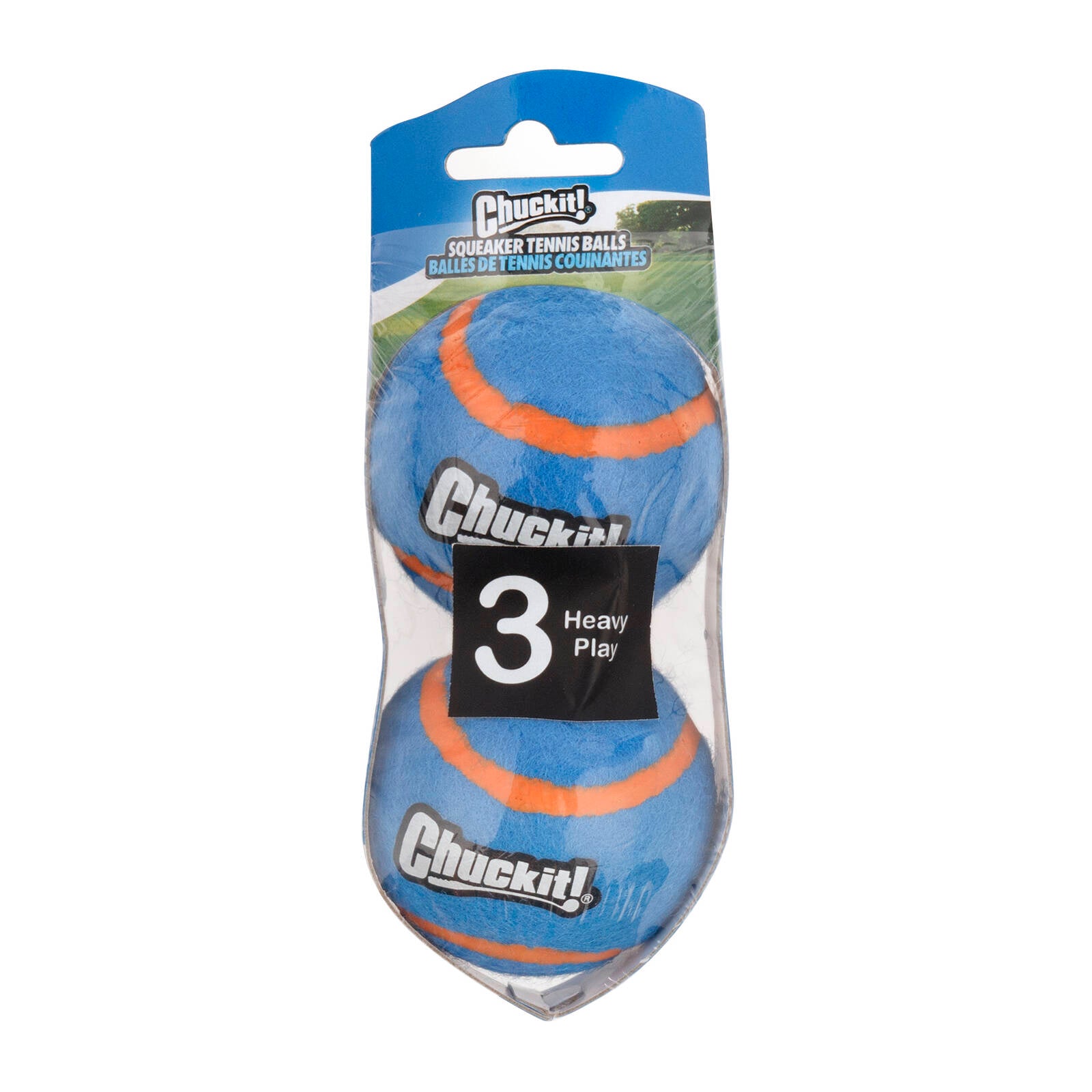 Chuckit! Small Squeaker Tennis Ball Dog Fetch Toy 2 Pack