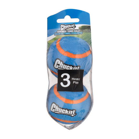 Chuckit! Small Squeaker Tennis Ball Dog Fetch Toy 2 Pack