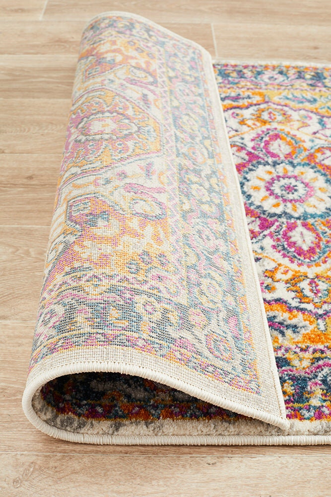 Rug Culture Babylon Medium Multi-coloured Runner Rug 300X80CM - Power Loomed - BLN-207-MULT-300X80