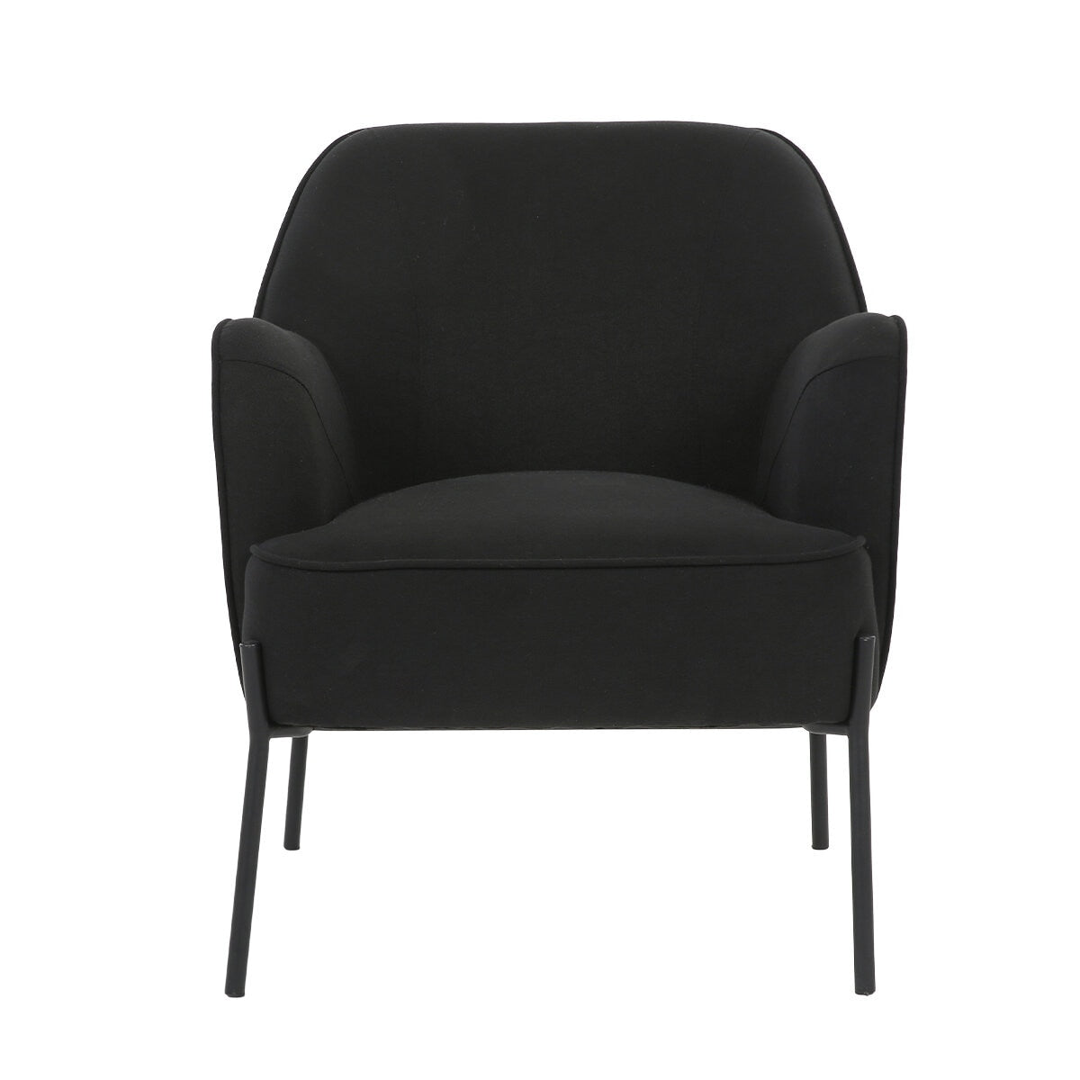 ONEX HuGo Upholstered Armchair Black - SuperSaverAU - view 1