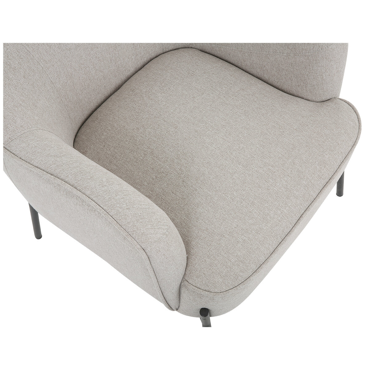 ONEX HuGo Upholstered Armchair Ivory - SuperSaverAU - view 4