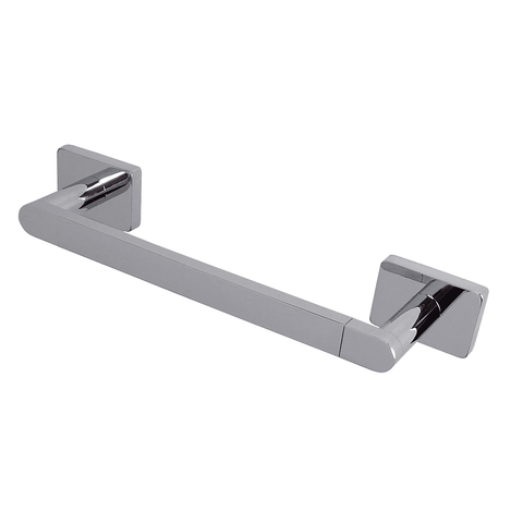 Barelli Rigoni 288mm Chrome Plated Zinc Alloy Double Base Towel Bar