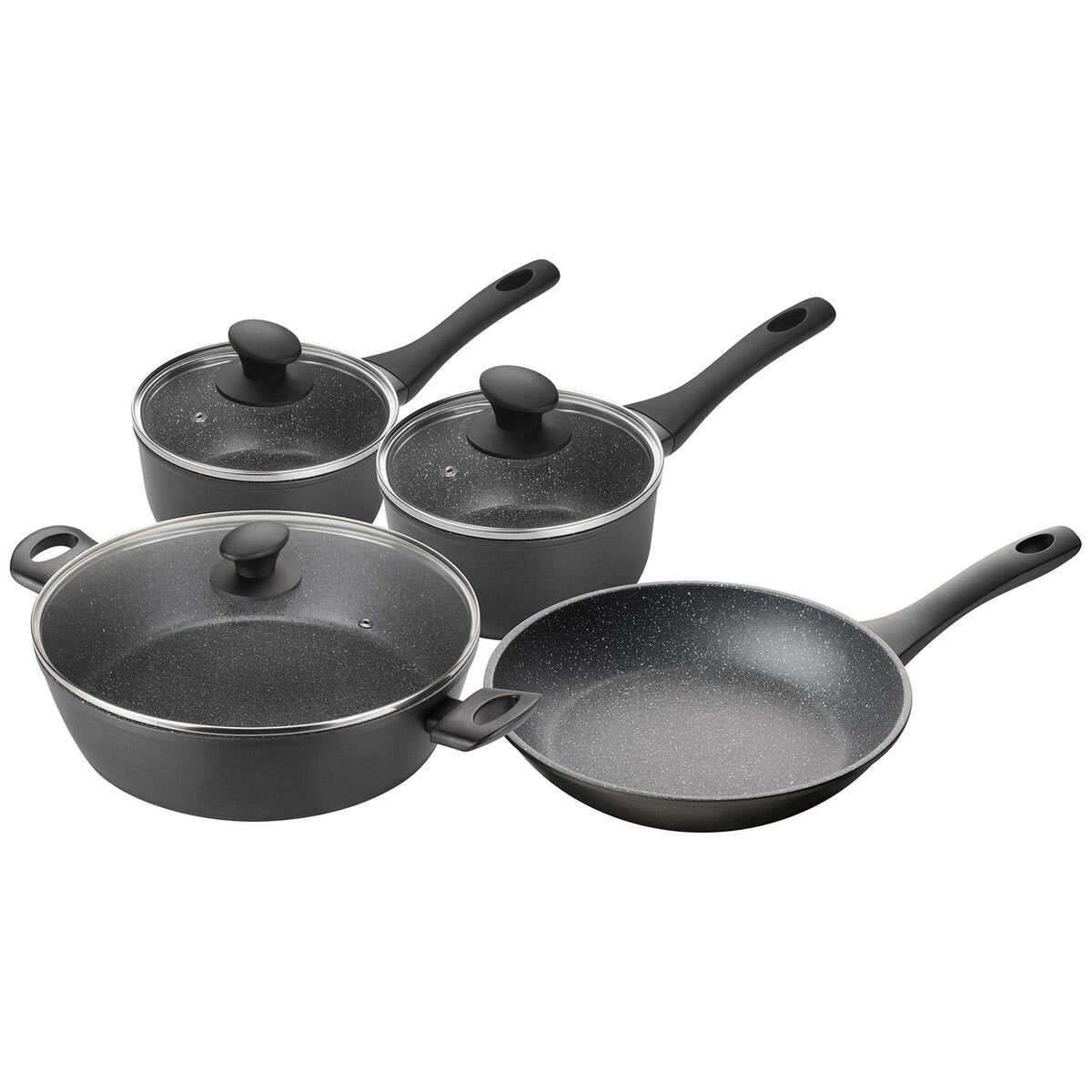 Pyrolux Pyrostone 4 Piece Cookware Set - Non-Stick, Induction Compatible, Oven Safe to 180°C - 11827