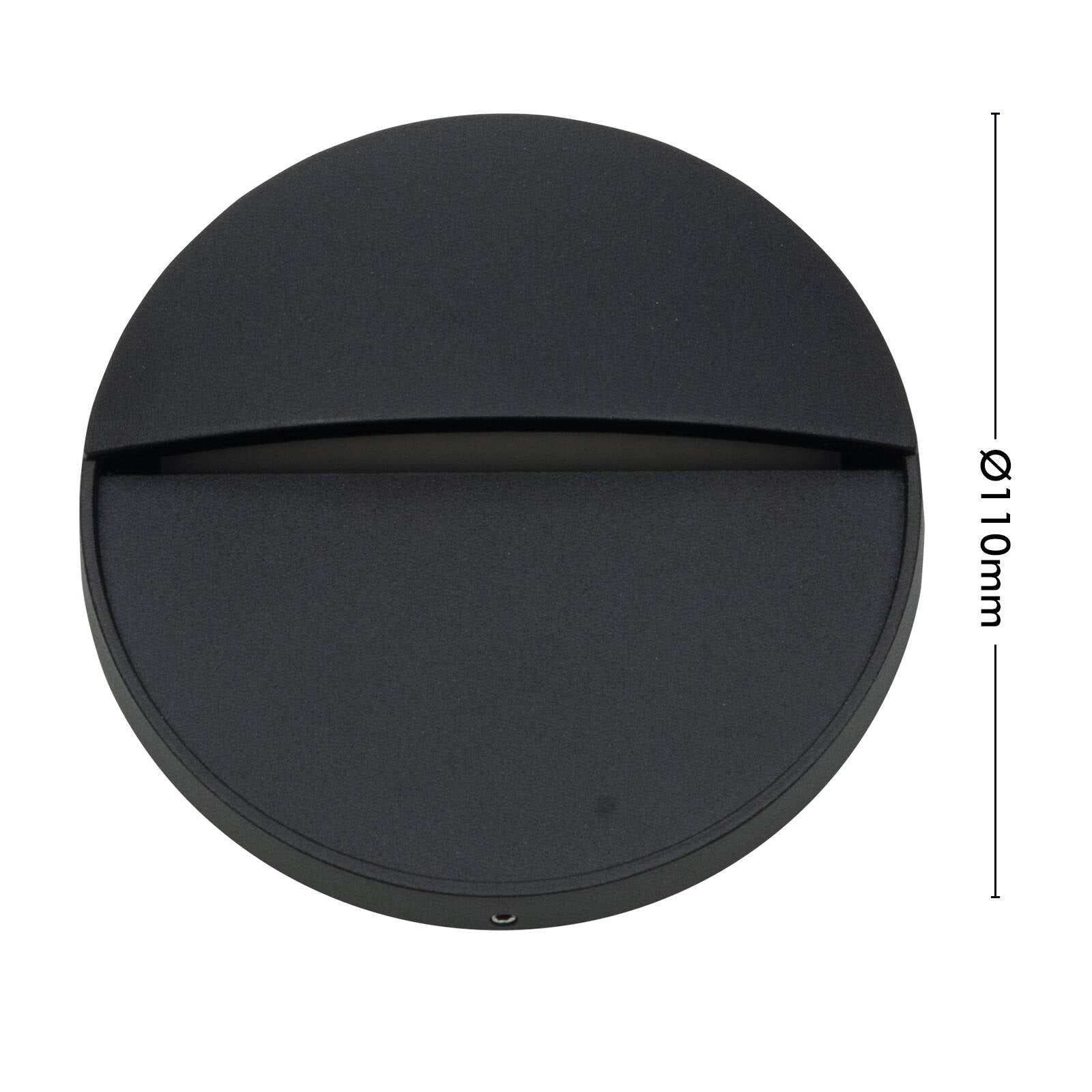 Arlec 3W Black CCT LED Round Exterior Step Light, Aluminium Waterproof Outdoor ABL111RBK