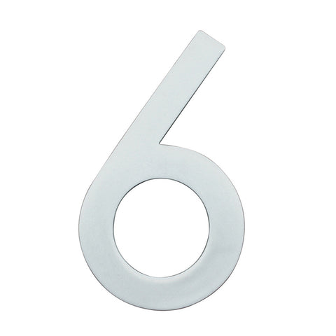 Sandleford 90mm Glow In The Dark Acrylic House Number 6 - Weather Resistant
