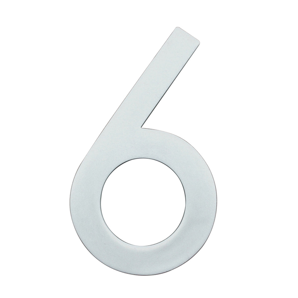 Sandleford 90mm Glow In The Dark Acrylic House Number 6 - Weather Resistant