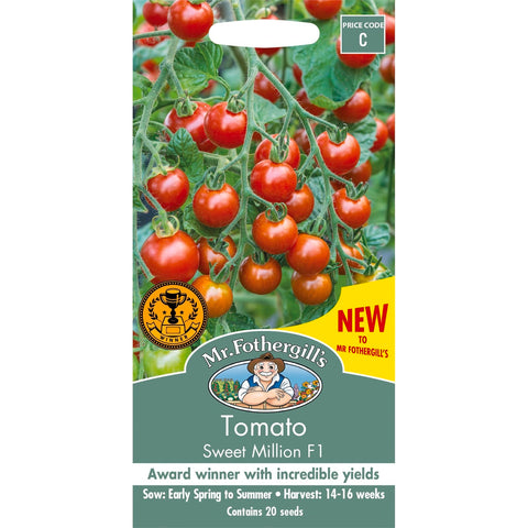 Mr Fothergill's Tomato Sweet Million F1 Vegetable Seeds