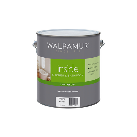 Walpamur Inside Interior Paint - 4L - White - Water Based - Low Odour - SuperSaverAU - view 1