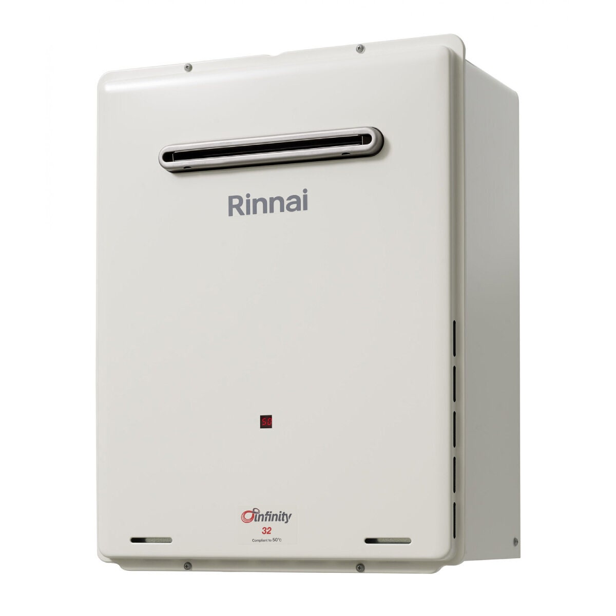 Rinnai Infinity 32 Natural Gas Continuous Flow Hot Water System - 50°C Pre-Set - 6 Star - INF32N50MA