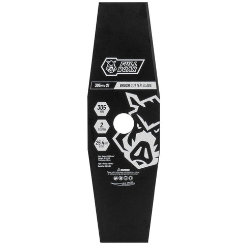 Full Boar Brush Cutter Blade - 305mm x 2T - Hardened Steel - Durable Cutting - SuperSaverAU - view 1