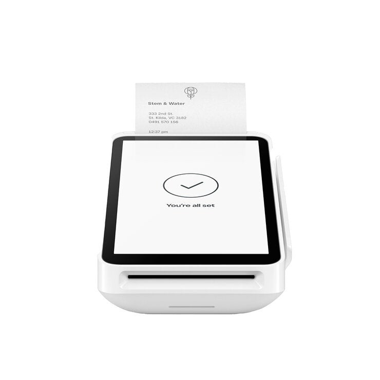 Square Terminal SQU011 Cordless Card and EFTPOS Machine Bundle with Receipt Rolls — image 2
