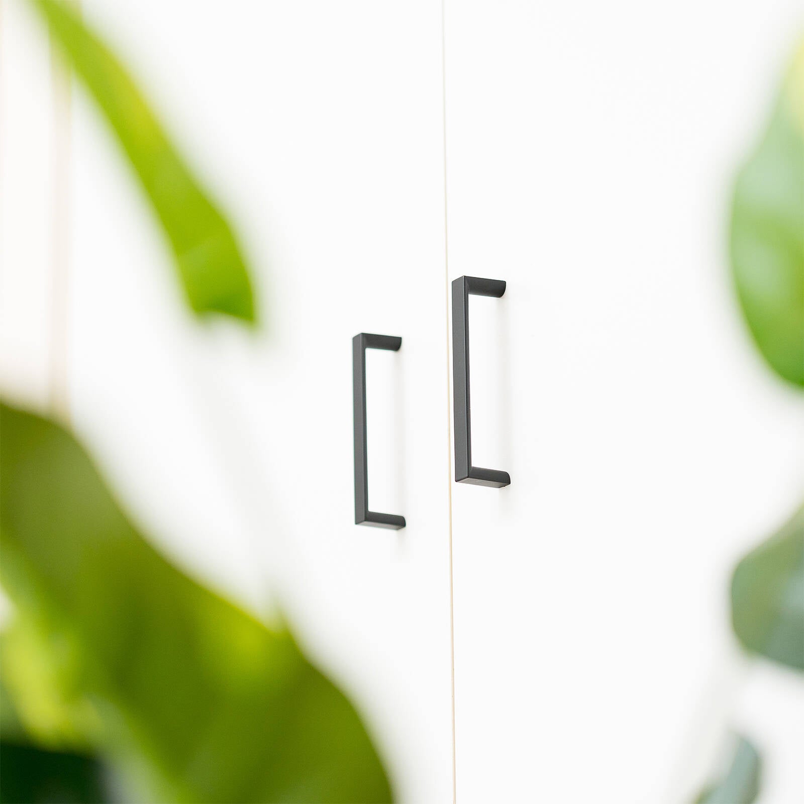 Taskmaster 96mm Matte Black Half Round Cabinet Handle Steel Drawer Pull