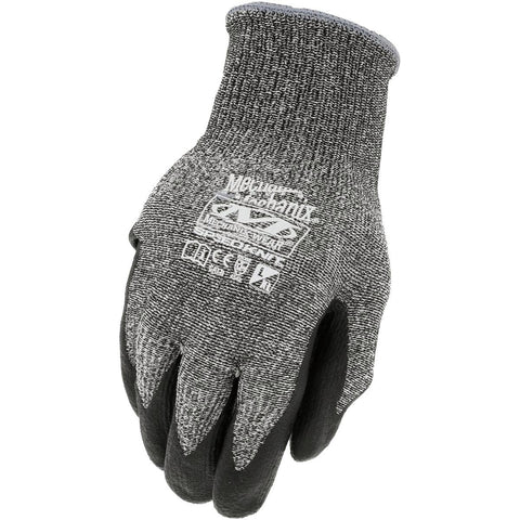 Mechanix Wear Small SpeedKnit CR5 Gloves - Cut Resistant - Nitrile Coated - Black & Grey - SuperSaverAU - view 1