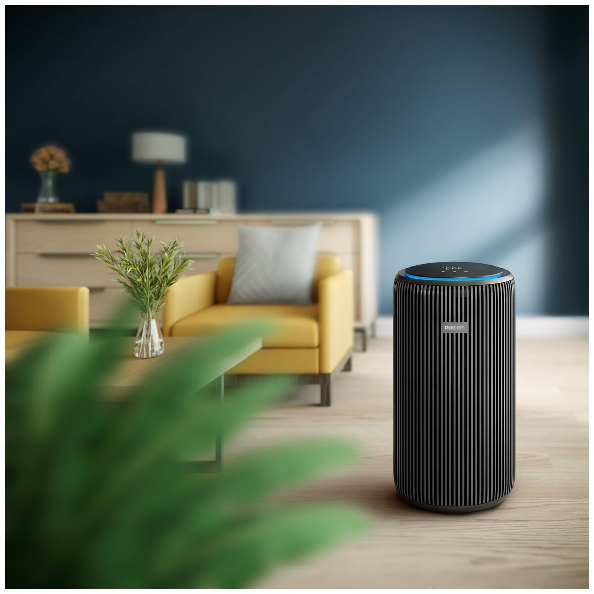 Philips PureProtect 3200 Series Air Purifier - Dark Slate, Double-Fan, Up to 135m² Coverage - AC3221-13
