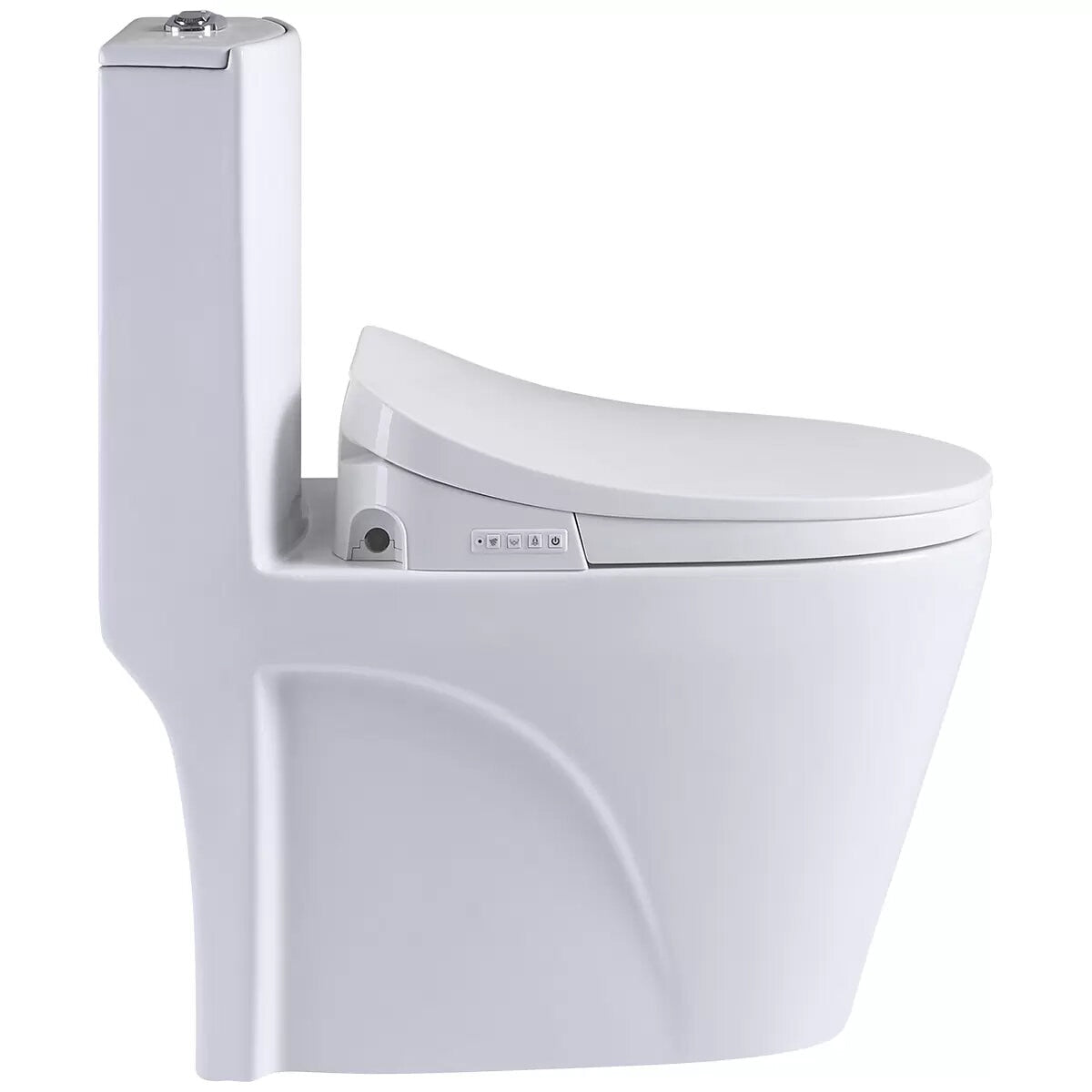 Presenza Heavy Duty PP Smart Bidet Seat White QTA032 - SuperSaverAU - view 4