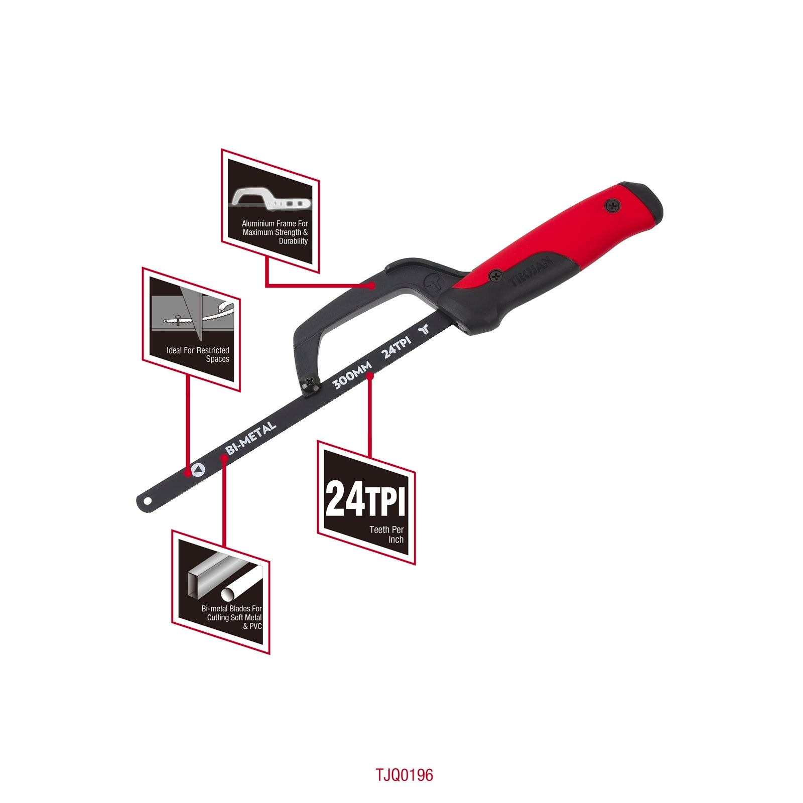 Trojan 300mm Mini Hack Saw