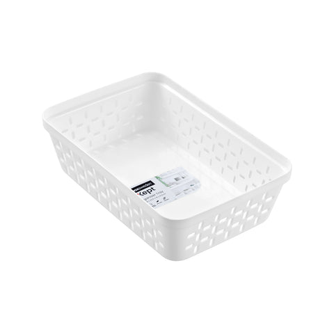 Boxsweden Kept 23.5 x 16 x 6.5cm 2L White Organiser Tray