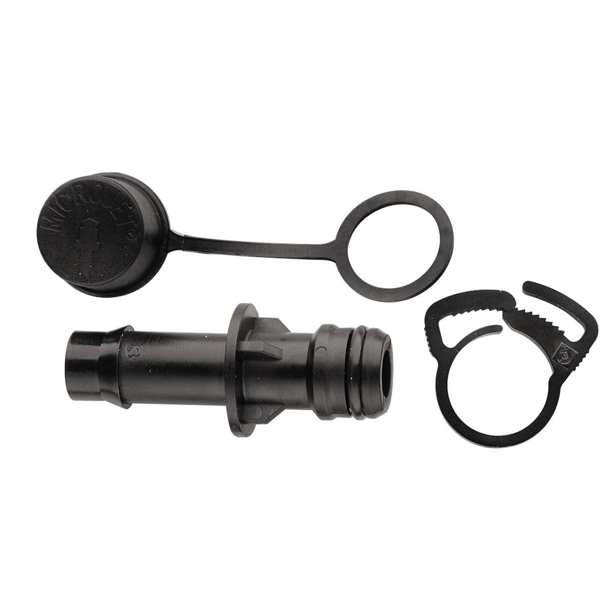 Pope 13mm Barbed Snap-On with Bug Cap and Poly Clamp Black